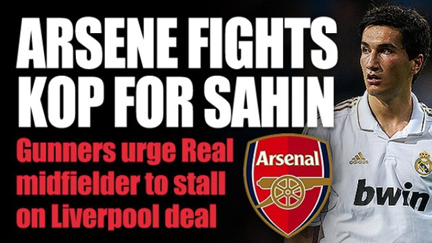 Cập nhật: Hôm nay, Nuri Sahin sẽ tới Arsenal