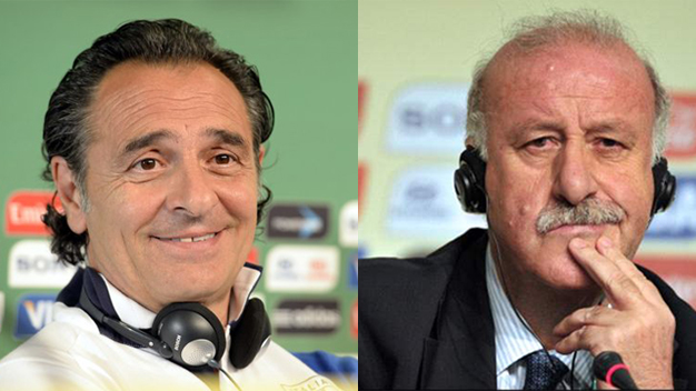 Bóng đá - Prandelli và Del Bosque nói gì sau trận TBN - Italia?