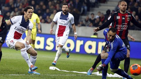 Bóng đá - Nice 0 - 1 Paris Saint Germain: Cavani mang về 3 điểm cho đội bóng thủ đô