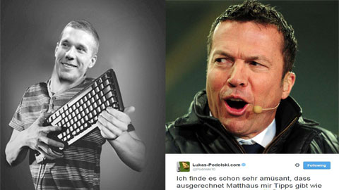Lothar Matthaeus: “Podolski chỉ là  anh hùng bàn phím”