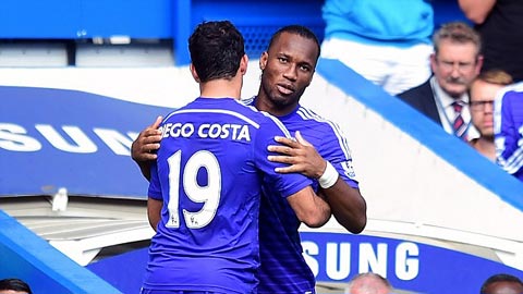 Chelsea: Drogba thay Diego Costa lĩnh ấn tiên phong!