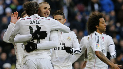 Real Madrid 4-1 Real Sociedad: 3 điểm ngày vắng CR7