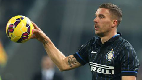 Lukas Podolski: Lạc lối ở Milano