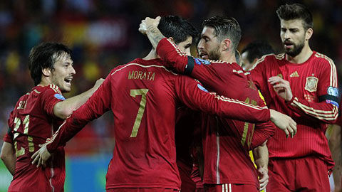 Vòng loại EURO 2016: Morata ghi điểm cho Tây Ban Nha