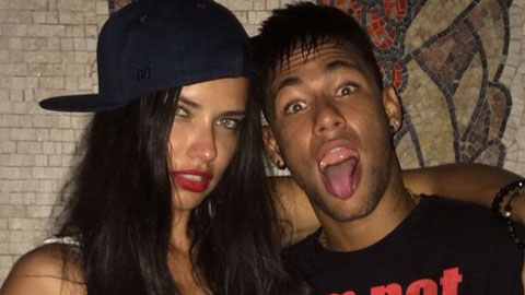 Neymar thăng hoa nhờ Adriana Lima