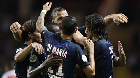 PSG đại thắng Monaco trong ngày ra mắt Di Maria