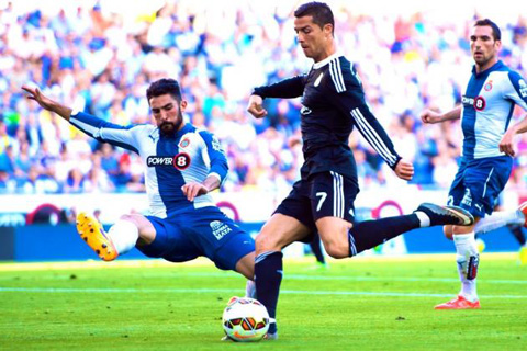 Ronaldo rất có duyên ghi bàn vào lưới Espanyol
