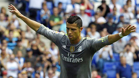 Espanyol 0-6 Real: Ronaldo lập được 