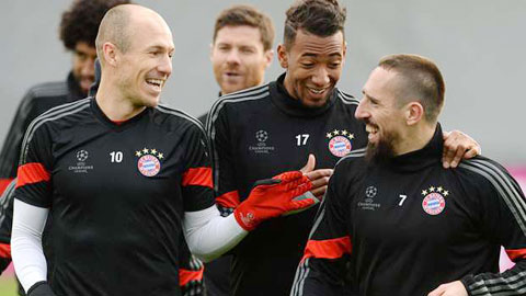 Bóng đá - Bayern sắp đón Robben và Ribery trở lại