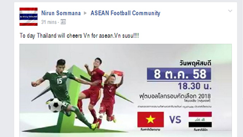 Bóng đá - CĐV Thái Lan cổ vũ Việt Nam thắng Iraq, Kiatisak dán mắt vào ông Miura