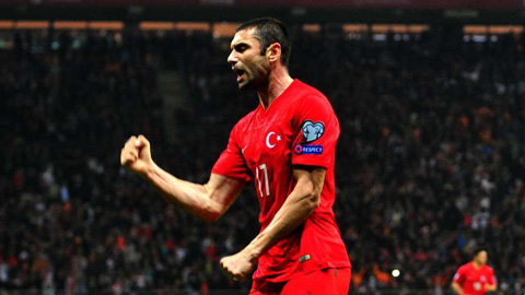 Tiền đạo Burak Yilmaz (Thổ Nhĩ Kỳ): 4 bàn/532 phút