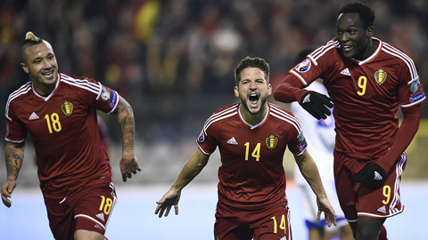 Bóng đá - Bỉ lần đầu lên số 1 BXH FIFA và cục diện sau vòng loại EURO 2016