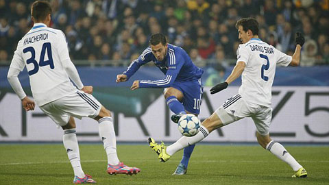 Dinamo Kiev 0-1 Chelsea: Xà ngang và cột dọc ngăn chiến thắng của Chelsea