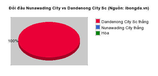 Thống kê đối đầu Nunawading City vs Dandenong City Sc